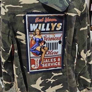 Upcycled Camouflage Jacket